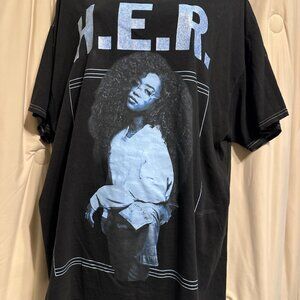 The Thread Shop Sony Music H.E.R. Graphic T-Shirt Size XL